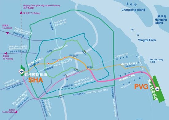 上海虹桥机场相距上海浦东机场约50多km。